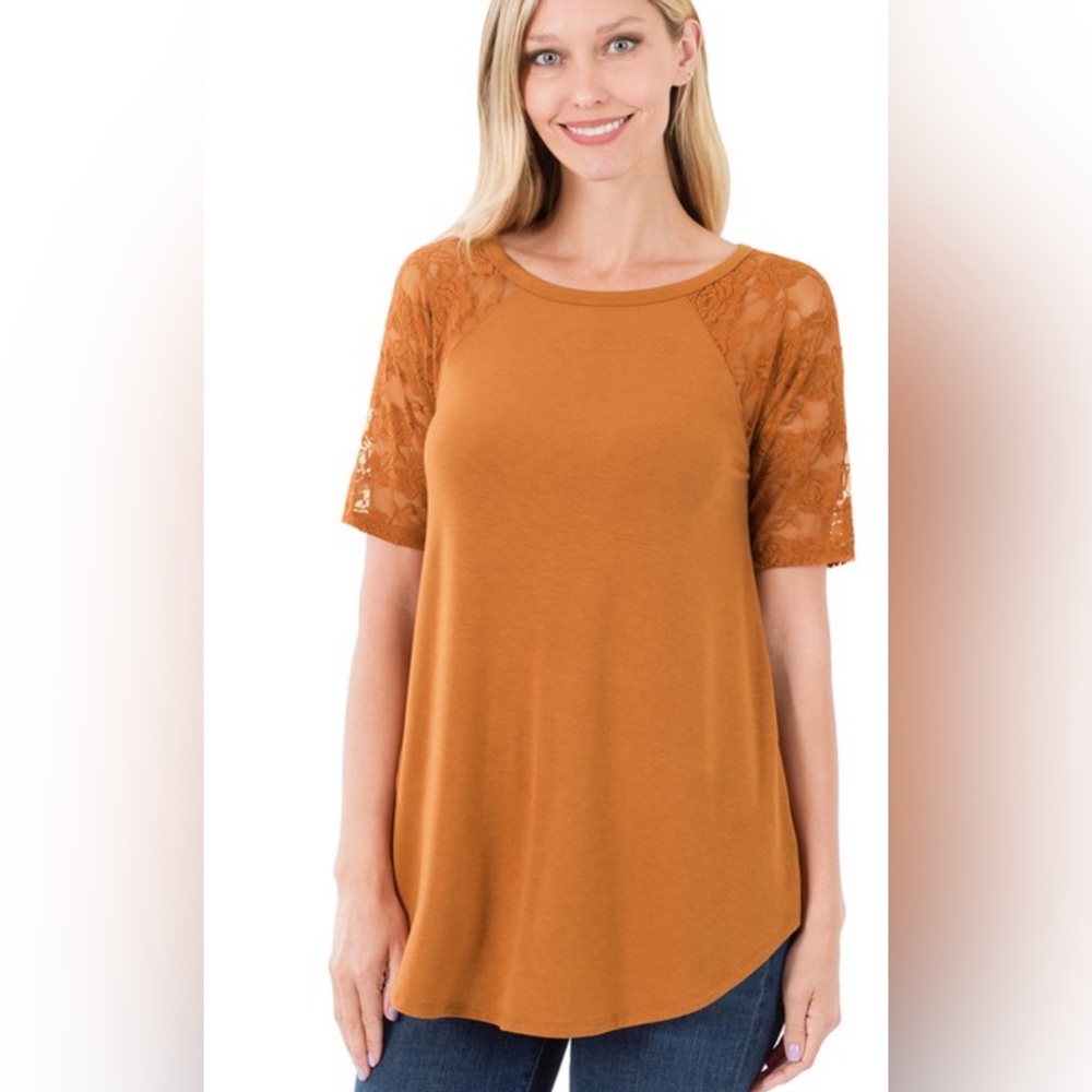 The Lacey Burnt Orange Top